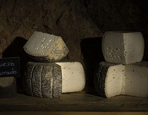 Queso curado de cabra natural de Sierra Nevada en Mesón Haraiçel