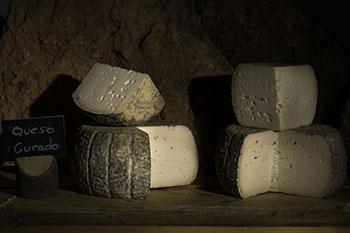 Queso curado de cabra natural de Sierra Nevada en Mesón Haraiçel
