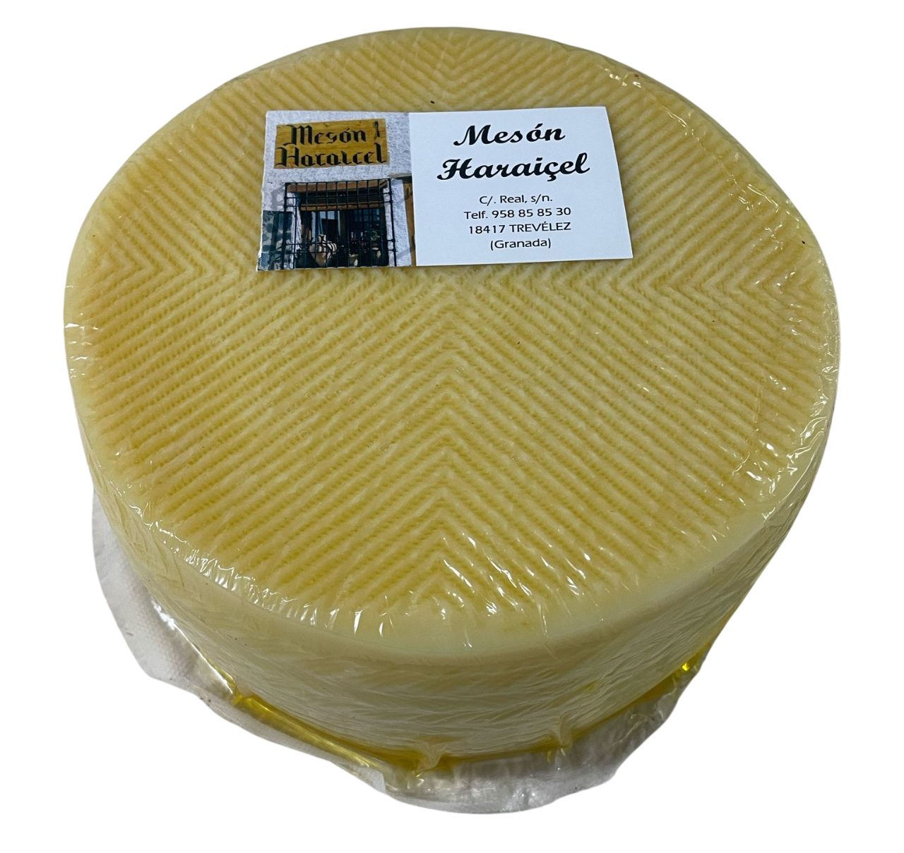 Queso de oveja inyectado en aceite de oliva curado en cueva en Mesón Haraiçel