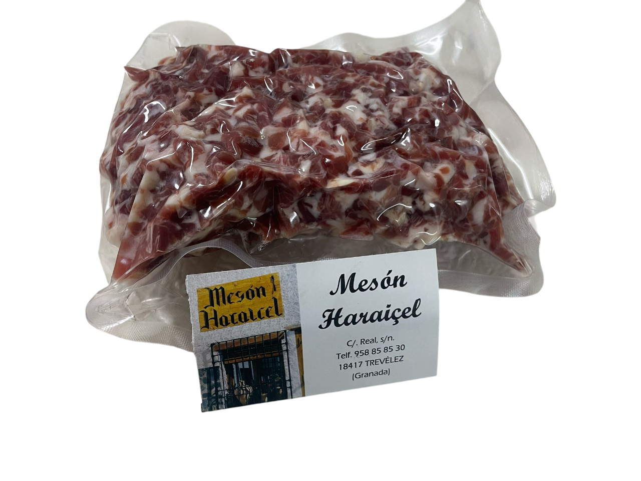 Jamón Haraiçel en taquitos (Bolsa 250 gramos) en Mesón Haraiçel